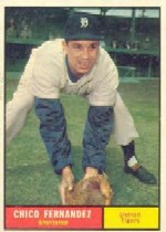 1961 Topps Baseball Cards      112     Chico Fernandez